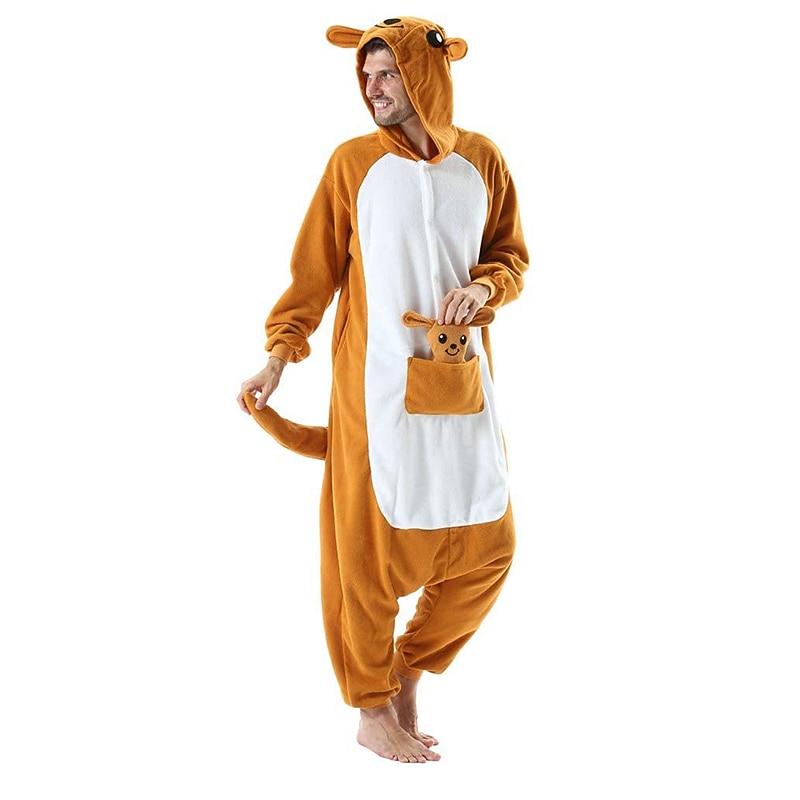 Adult Onesie Animal Halloween Cosplay Costume One Piece Pajamas for Women and Men