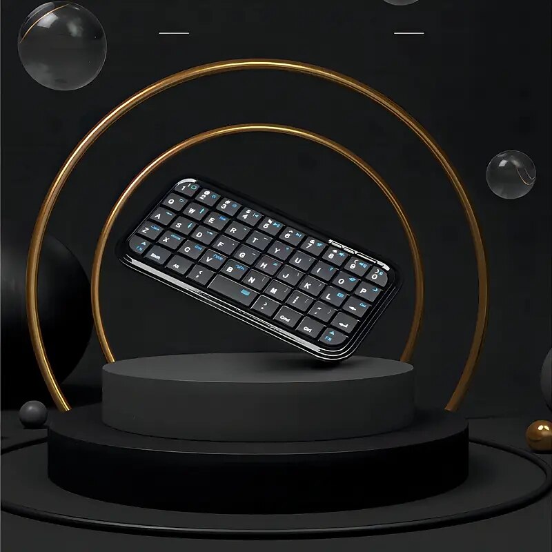 Wireless Keyboard Mini Quiet Keyboard Rechargeable Lithium Battery BT Keyboard For Tablet Phone3