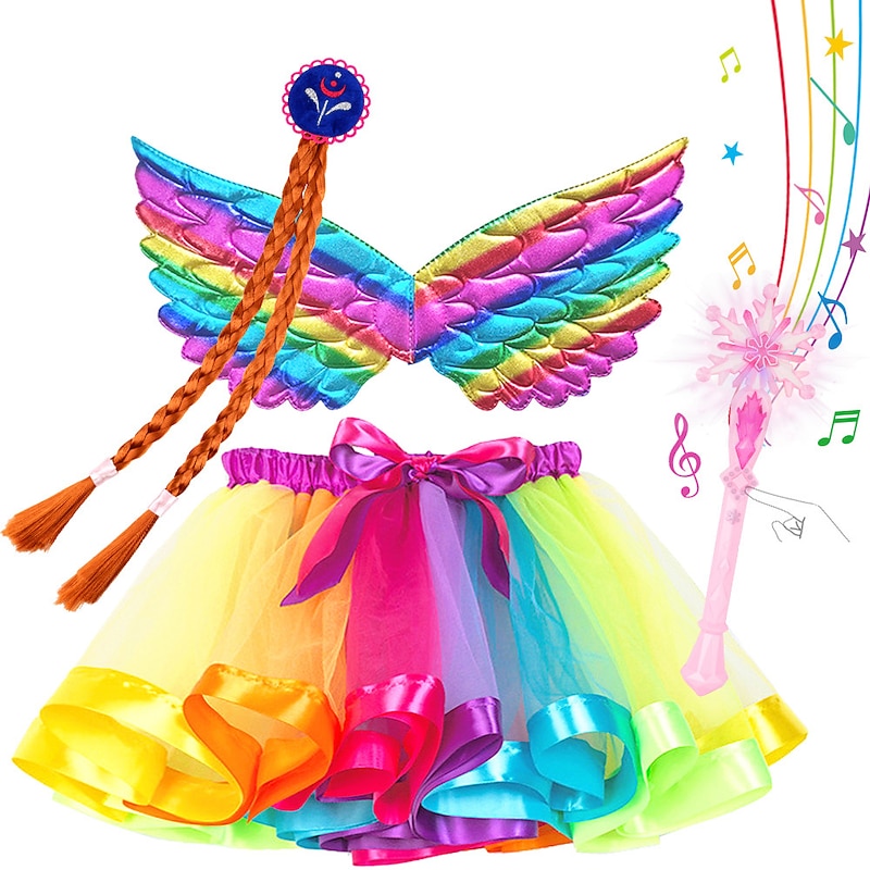 Witch's Fairy Tale Magic Stick Fairy Stick Princess Girl Birthday Gift Crown Necklace Jewelry Set Toy Gifts for girls aged 4-6 years old3