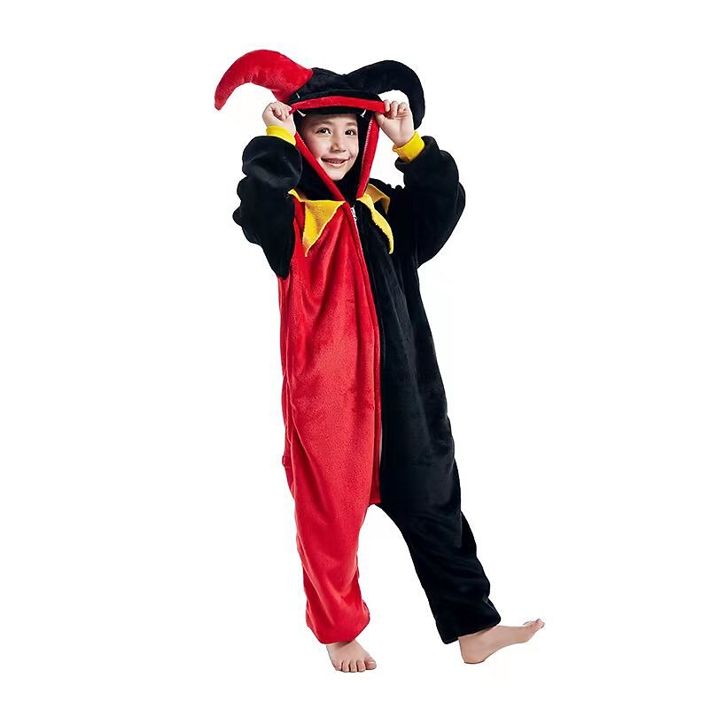 Kid's Adults' Animal Cartoon Group Costume Nightwear Onesie Pajamas Carnival Costume Animal Clown Onesie Pajamas Kigurumi Pajamas Cute For Men and Women Boys and Girls Christmas Carnival New Year 5