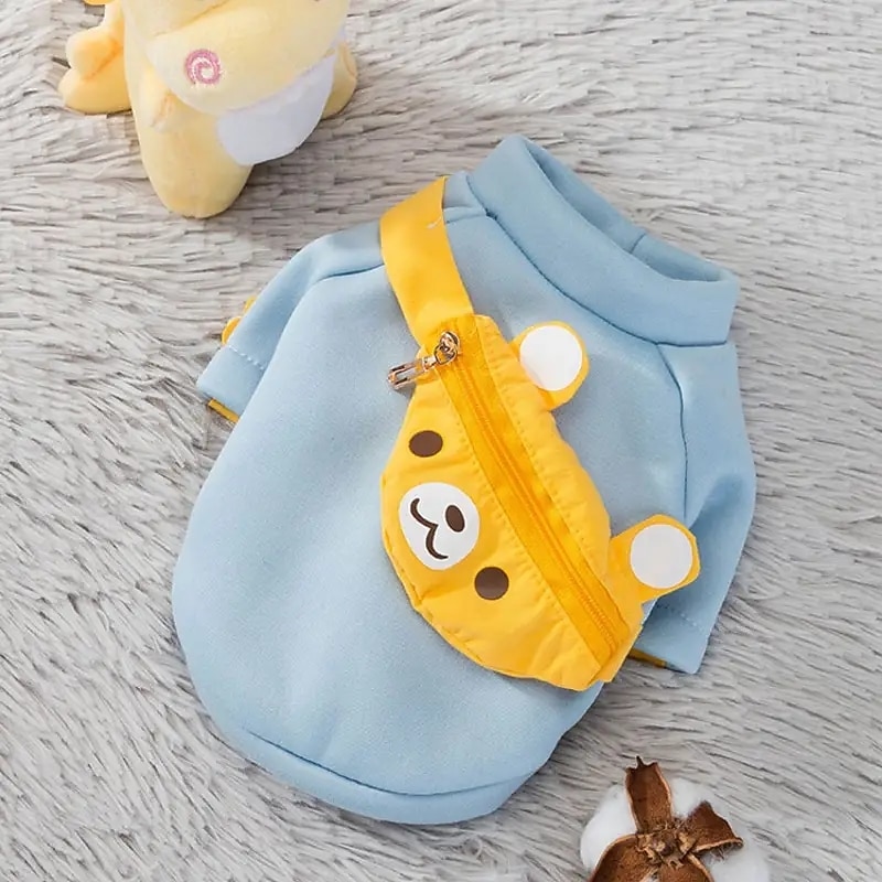 Dog Cat Sweatshirt Adorable Casual Winter Breathable Soft Washable Comfortable Outdoor Casual Daily Dog Clothing for Bichon Frise Pomeranian Baby Pet Papillon Small3