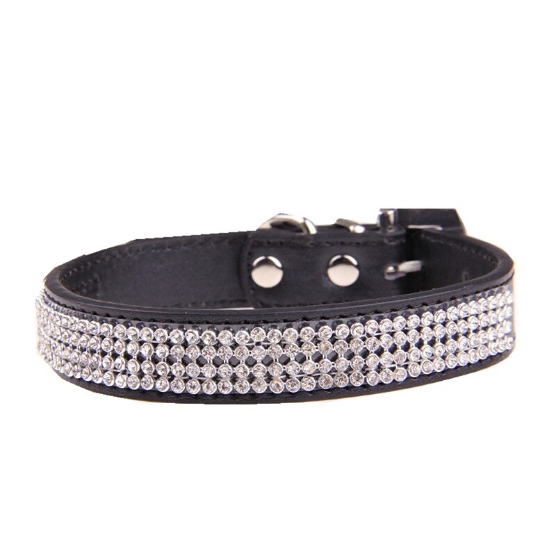 Fashion Decorative Pet Collar Neckband Rhinestone Dog Belt Pet Neck Set Collar4