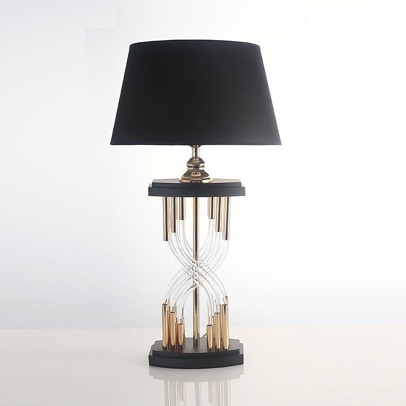 Luxury Crystal Table Lamp, Decorative Living Room Sofa Coffee Table Lamp Bedroom Bedside Simple Style Leisure Lamp 110-240V3