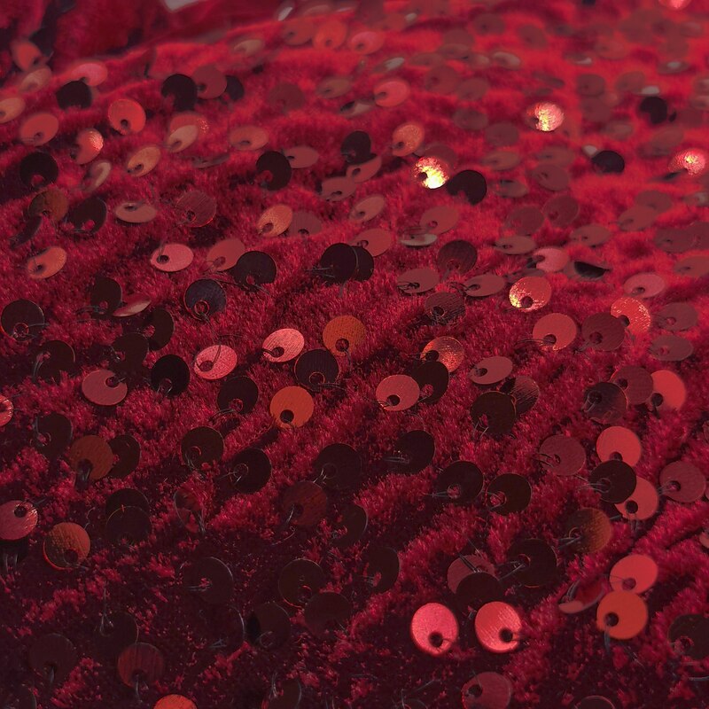 Women's  Velvet Dress Sequin Mini Dress Cold Shoulder Party Date  V Neck Long Sleeve Wine Gold Green Color4