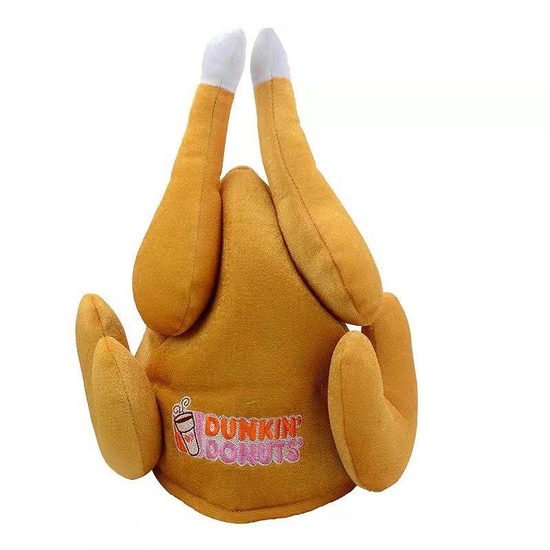 1pc Thanksgiving Turkey Hat Christmas Plush Hat, Suitable For Thanksgiving Party, Thanksgiving Decor And Role Play, Suitable For Children And Adult4