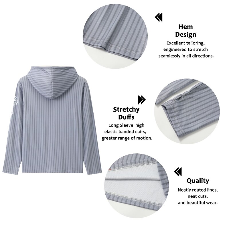 Men's Graphic Cross T Shirt Long Sleeve T shirt 3D Print Hooded Shirt Fashion Daily Casual Casual Holiday Going out Black Blue Gray Spring &  Fall Clothing Apparel S M L XL XXL 3XL3