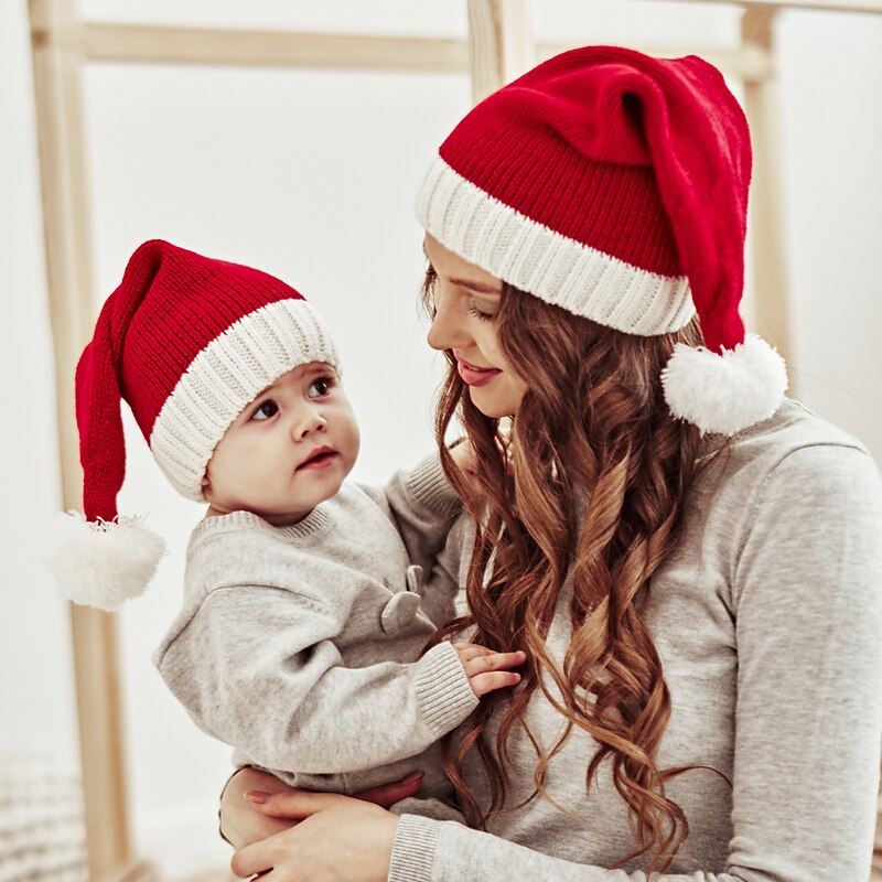 Santa Claus Christmas Hat Santa Hat Men's Women's Boys' Girls' Christmas Kid's Adults' Christmas New Year Christmas Party Hat2