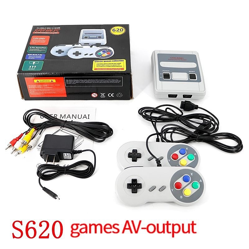 Built-In 620 Games Mini TV Game Console 8 Bit Retro Classic Handheld Gaming Player AV/HDMI Output Video Game Console Toy,Christmas Birthday Party Gifts for Friends and2