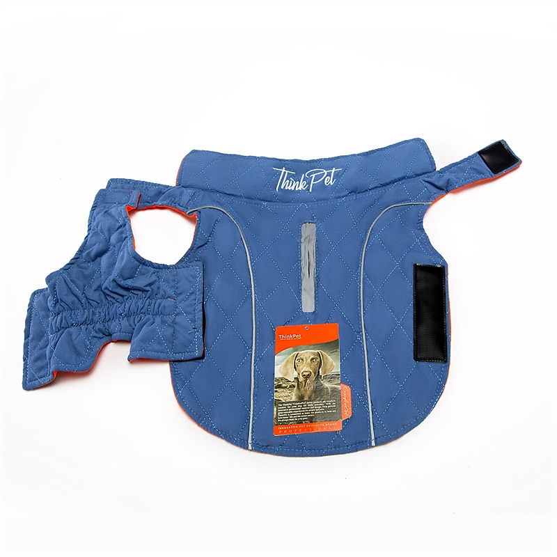 Dog Cat Coat Jacket Fashion Party Winter Reflective Waterproof Warm Breathable Double-Sided Christmas Halloween Outdoor Casual Daily Dog Clothing for Bichon Frise Pomeranian Baby Pet Papillon Small3