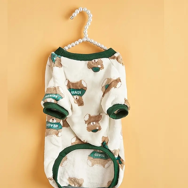 Dog Cat Sweatshirt Cute Casual Daily Winter Warm Breathable Soft Washable Comfortable Outdoor Casual Daily Dog Clothing for Bichon Frise Pomeranian Baby Pet Papillon Small2