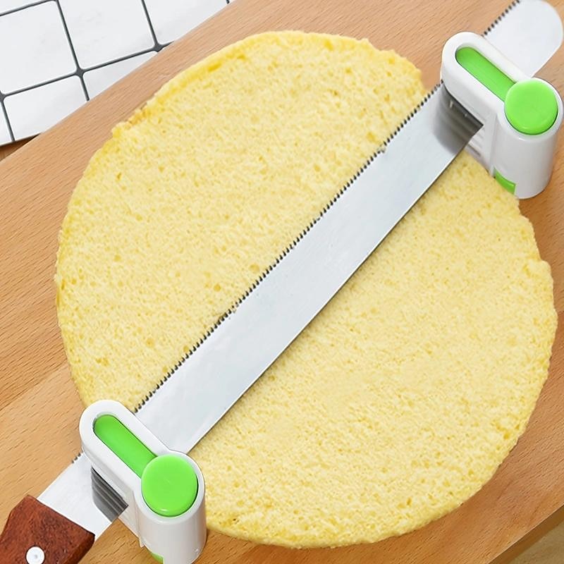 2pcs 5-Layer Bread Slicer and Cake Cutter - Creative Kitchen Tool for Effortless Slicing and Cutting - 1.96 x 1.77 Inches2