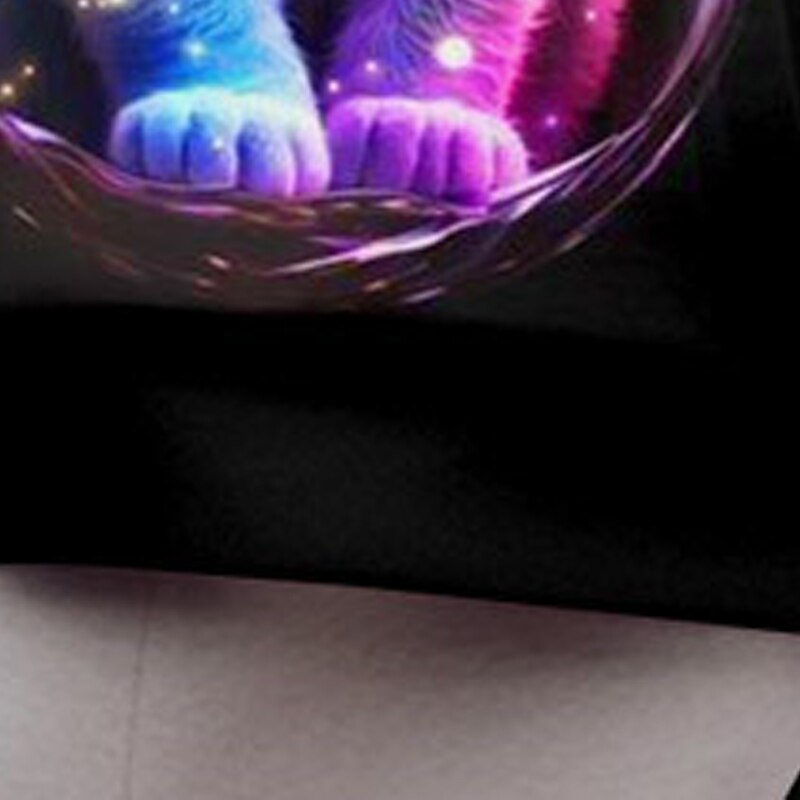 Girls' 3D Cat Hoodie Pullover Long Sleeve 3D Print Fall Winter Active Fashion Cute Kids 3-12 Years Hooded Outdoor Casual Daily Regular Fit4