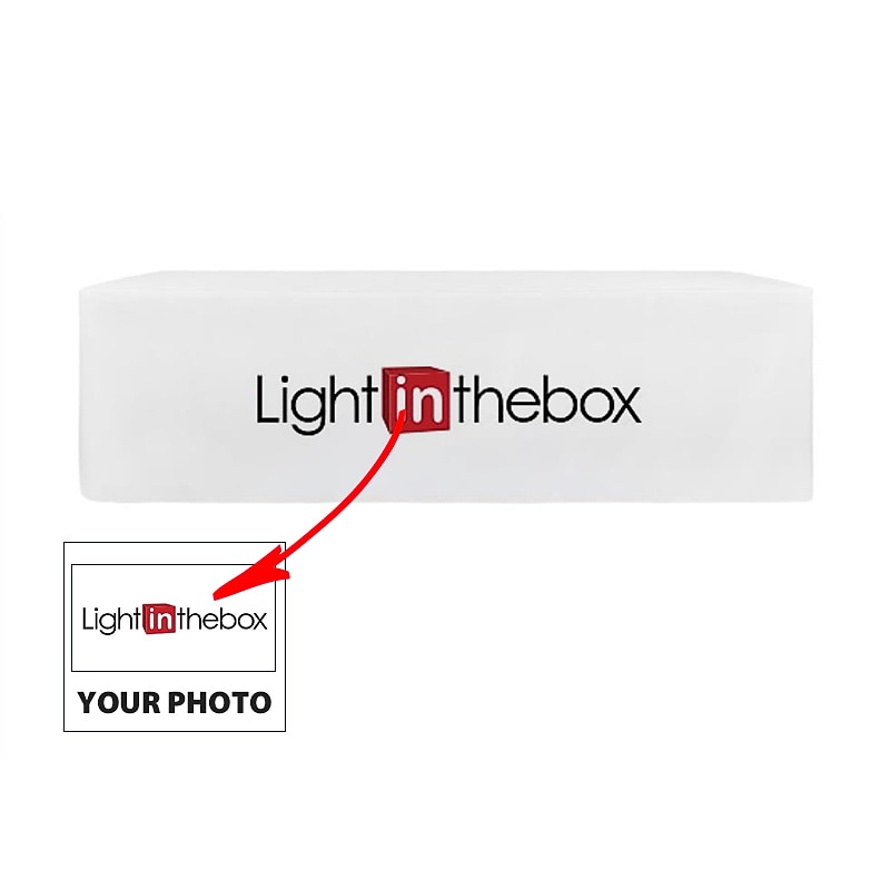 Personalized Tablecloth Custom Tablecloth 4/6/8-ft. Table Throw Design on Front2