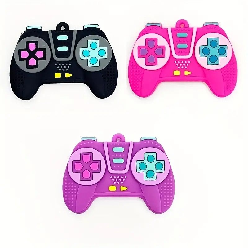 Interactive Pet Toy - 1pc Remote & Gamepad Silicone Chew Toyfor Cats & Dogs!2