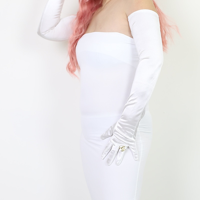 Opera Gloves Long Gloves Evening Gloves Long Gloves Retro Vintage Roaring 20s 1920s Polyester For Flapper Girl Cosplay Carnival Women's Costume Jewelry Fashion Jewelry4