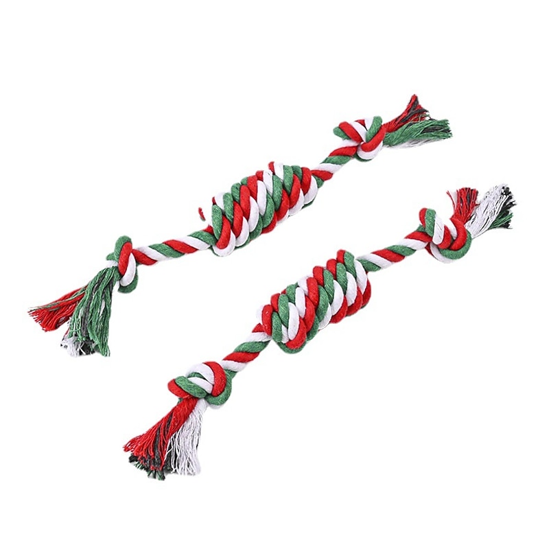 Ball Chew Toy Ball Launchers Interactive Toy Ropes with Pet Friendly Durable Pet Exercise Pet Training Teething Toy for Rodents Dog Rabbits Cat Birds Indoor Outdoor Pet Play4