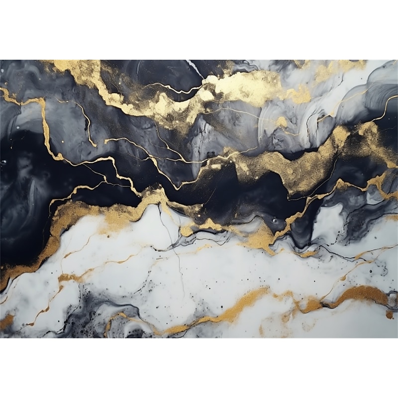 Cool Wallpapers Abstract Marble Wallpaper Wall Mural Black Glod Wall Covering Sticker Peel Stick Removable PVC/Vinyl Self Adhesive/Adhesive Required Wall Decor for Living Room Kitchen Bathroom3