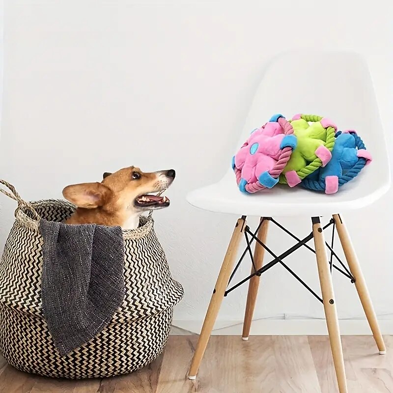 Pet Toy Dog Chew Toy Dog Toy With Rope Flying Dics DogTraining Throwing Toy Teething Toys