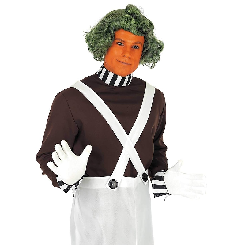 Charlie and the Chocolate Factory Wonka Oompa Loompa Cosplay Costume Cosplay Movie Cosplay for Men's Women's Adults' Carnival Masquerade2