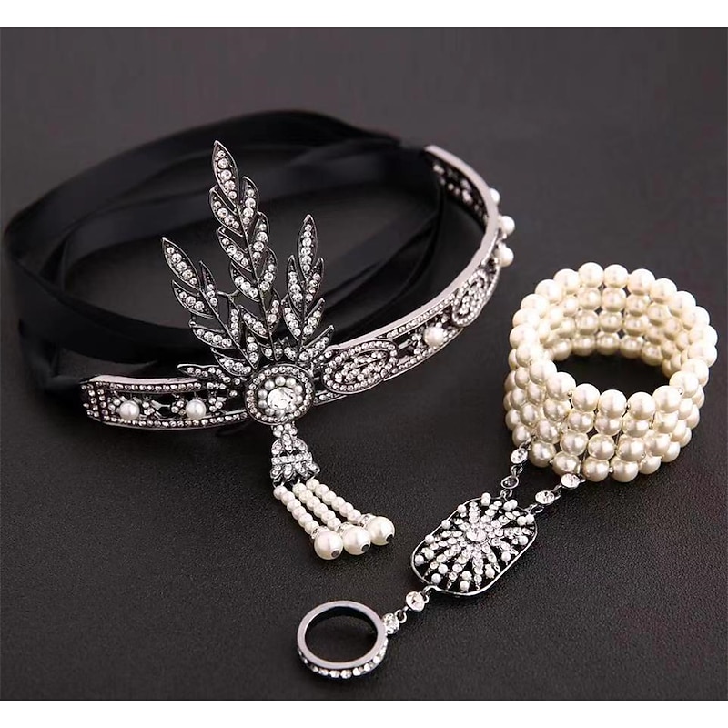 Ring Bracelet / Slave bracelet Masquerade Retro Vintage 1920s Alloy For The Great Gatsby Cosplay Carnival Women's Costume Jewelry Fashion Jewelry