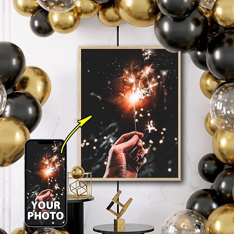 Personalized  Wall Art Canvas Prints and Poster - Personalized Family Poster Without Frame women/men custom made New year Custom Personalized Valentine Gift Custom Made3