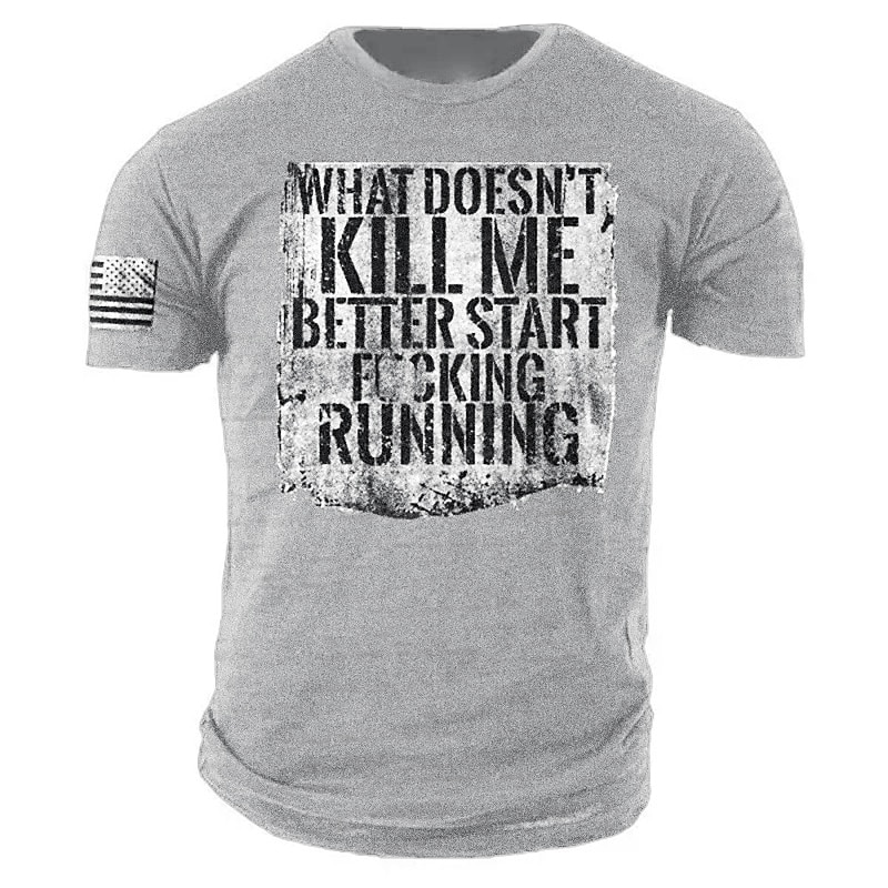 Men's Letter Graphic Prints T Shirt Graphic Tee Cotton Short Sleeves Graphic Shirt Heather Gray Black Yellow Comfortable Tee Vacation Street Fashion Designer Clothing2