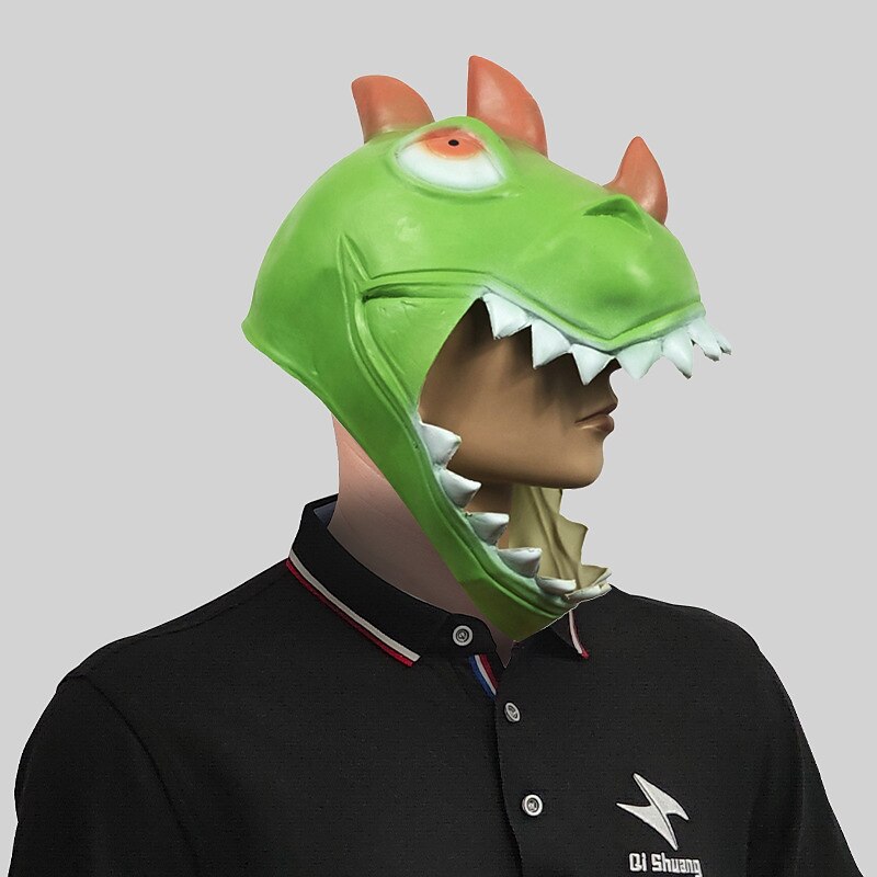 Carnival Funny Animal Series Five Head Masks Makeup Ball Cute Latex Headwear Halloween Party Performance Props 22