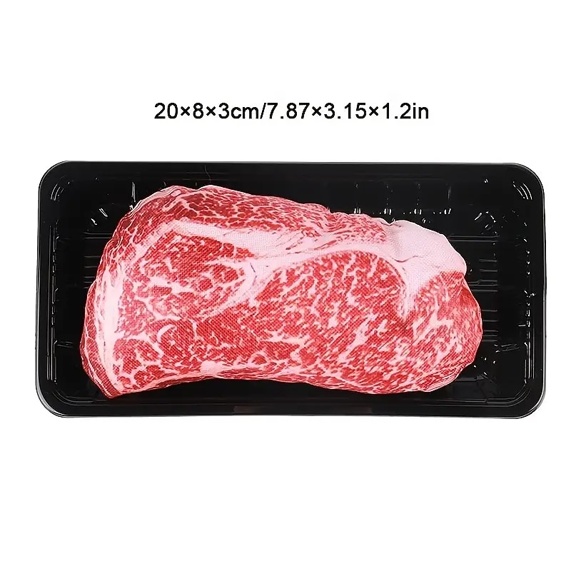 Interactive Steak-Shaped Pet Chew Toy - Keep Your Dogs & CatsEntertained for Hours!4