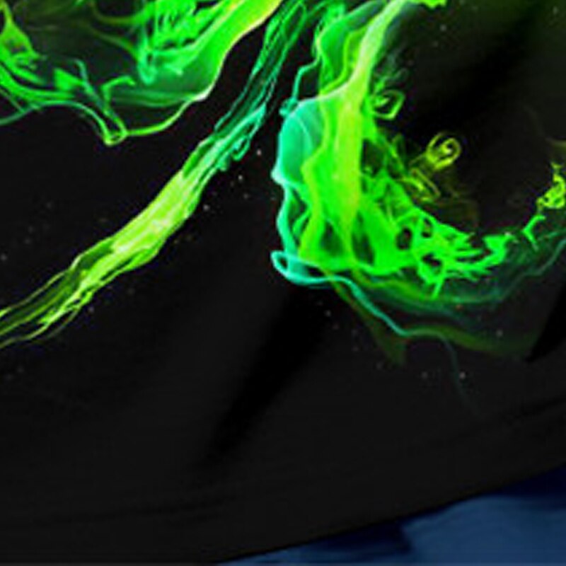 St. Patrick Boys 3D Four Leaf Clover Henley Shirt Long Sleeve 3D Print Spring Fall Sports Fashion Streetwear Polyester Kids 3-12 Years Crew Neck Outdoor Casual Daily Regular Fit3