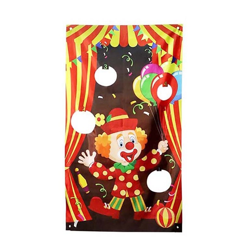 Carnival Throwing Game Flag Sandbag Game Flag Circus Joker Flag2