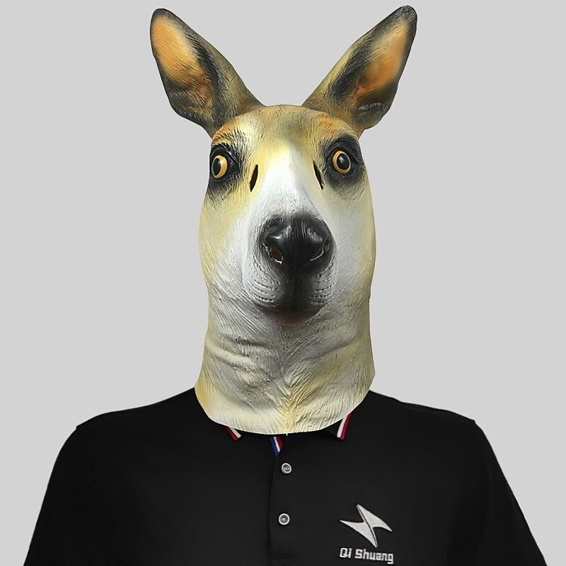 Carnival Funny Animal Series Five Head Masks Makeup Ball Cute Latex Headwear Halloween Party Performance Props 6