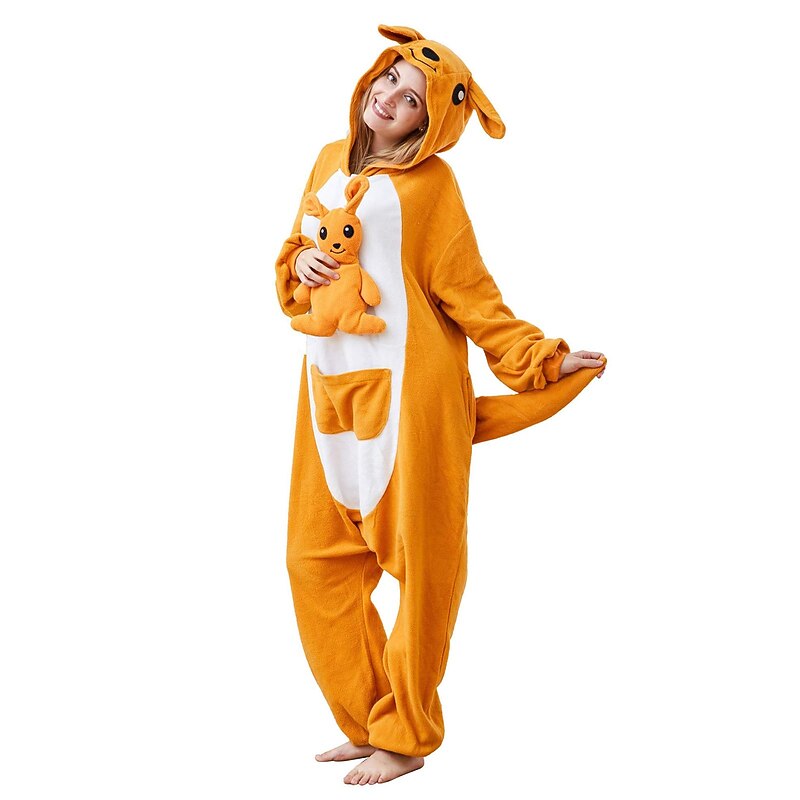 Adults' Cartoon Group Costume Nightwear Onesie Pajamas Carnival Costume Animal Onesie Pajamas Kigurumi Pajamas Funny Costume For Men and Women Carnival Cartoon2