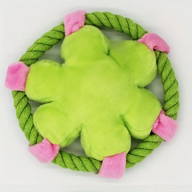 Pet Toy Dog Chew Toy Dog Toy With Rope Flying Dics DogTraining Throwing Toy Teething Toys3