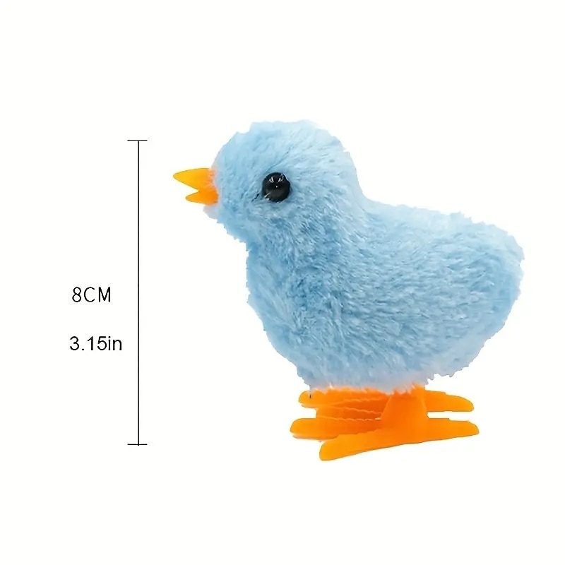 Interactive Wind-Up Plush Toy - Jumping Chick - Perfect Gift For Pets2