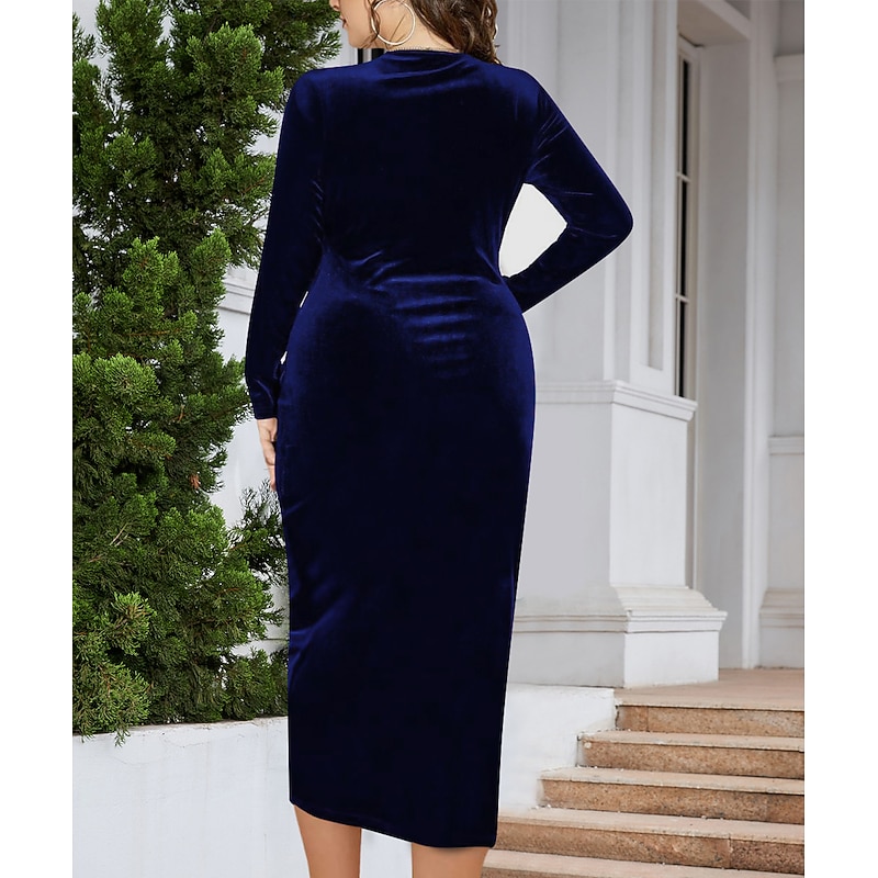 Retro Vintage 1950s 1960s Dress Masquerade Pencil Dress Normal V Neck Fancy Dress Women's Masquerade Party Bachelorette Party Adults' Dress Homecoming Dresses4