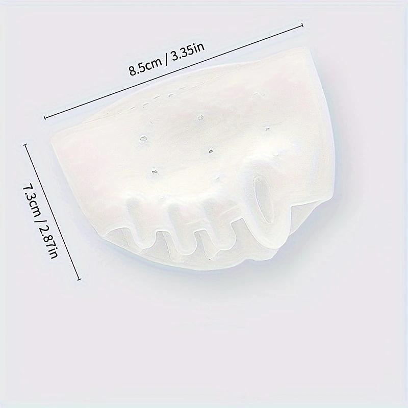 1 Pair Hallux Valgus Corrector, Toe Separators Toe Spacers Split Toe Device, Five Toes Forefoot Pad, Silicone Wearable Shoes for Women4