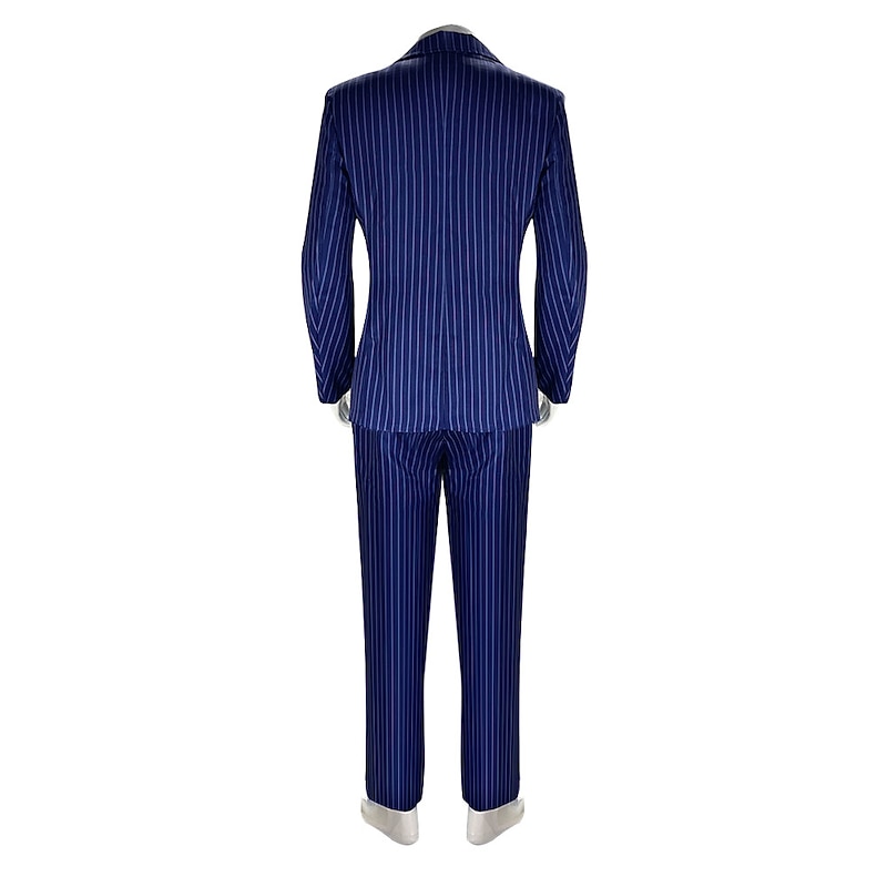 A Haunting in Venice Suits Outfits Retro Vintage Roaring 20s 1920s Blazers Gentleman Gangster Men's Cosplay Costume Carnival Party Evening Masquerade Coat4