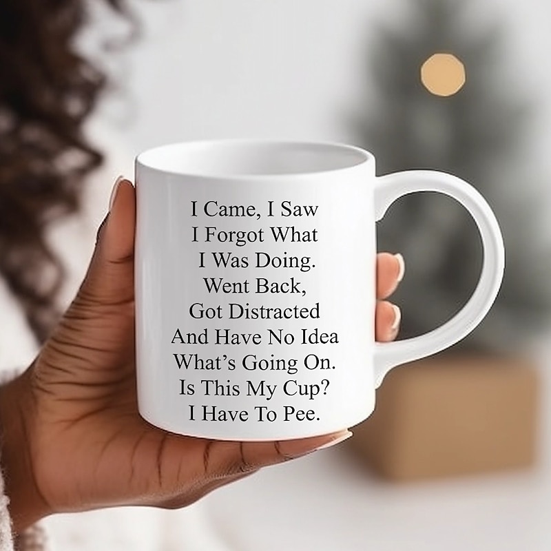 1pc Funny Mug For The Elderly 11oz Ceramic Coffee Mug Tea Cup Senior Citizens Mug For Senior Women And Men Birthday Mothers Day Fathers Day Christmas Mug2