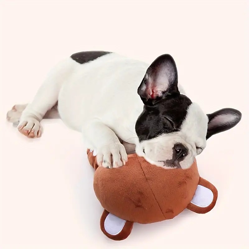 1pc Butt Design Pet Grinding Teeth Squeaky Plush Toy Chew Toy For Dog Interactive Supply2