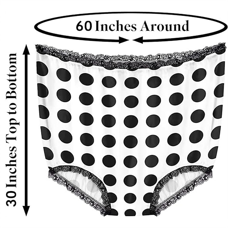 Women's Day Gifts Funny Day Valentine's Day Granny Panties Funny Gag Gifts for Adult Women Men Wedding Party Bride Big Mama Undies Prank Giant Mormon Underwear Mother's Day Gifts for MoM3