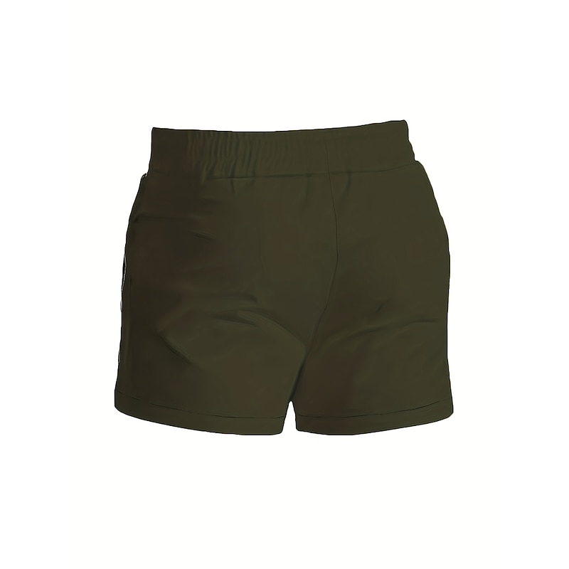 Men's Athletic Shorts Running Shorts Gym Shorts Sports Going out Weekend Breathable Quick Dry Running Casual Pocket Drawstring Elastic Waist Plain Knee Length Gymnatics Activewear Black Royal Blue4