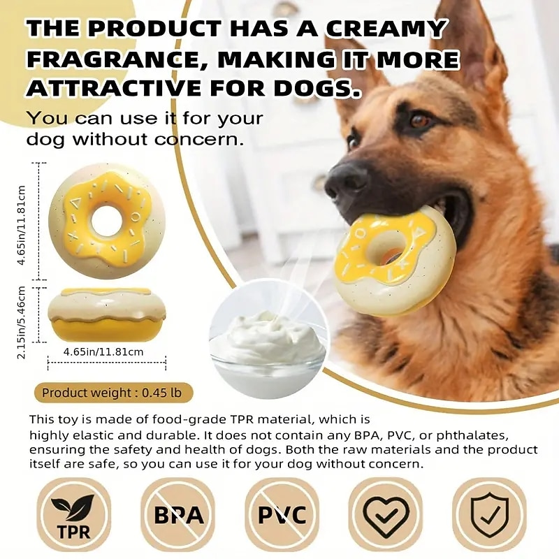 Chew Toy Interactive Toy Squeak Toy with Durable Pet Exercise Teething Rope Toy Teething Toy for Dog Indoor Outdoor Pet Play3