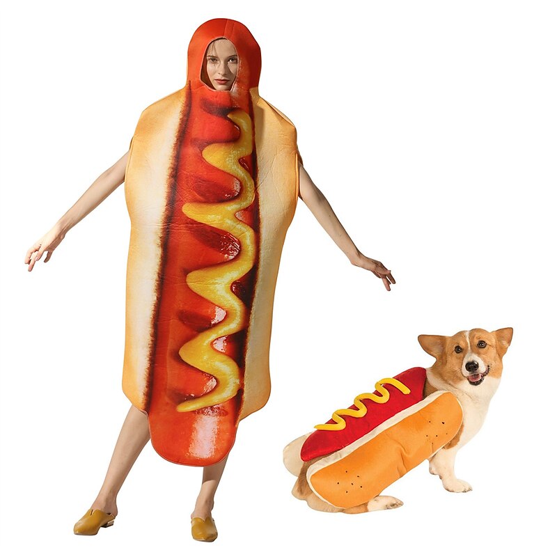 Adults' Kigurumi Pajamas Nightwear Cartoon Graphic Onesie Pajamas Cosplay Halloween polyester fibre Cosplay For Men and Women Pet Dog's Halloween Animal Sleepwear Cartoon