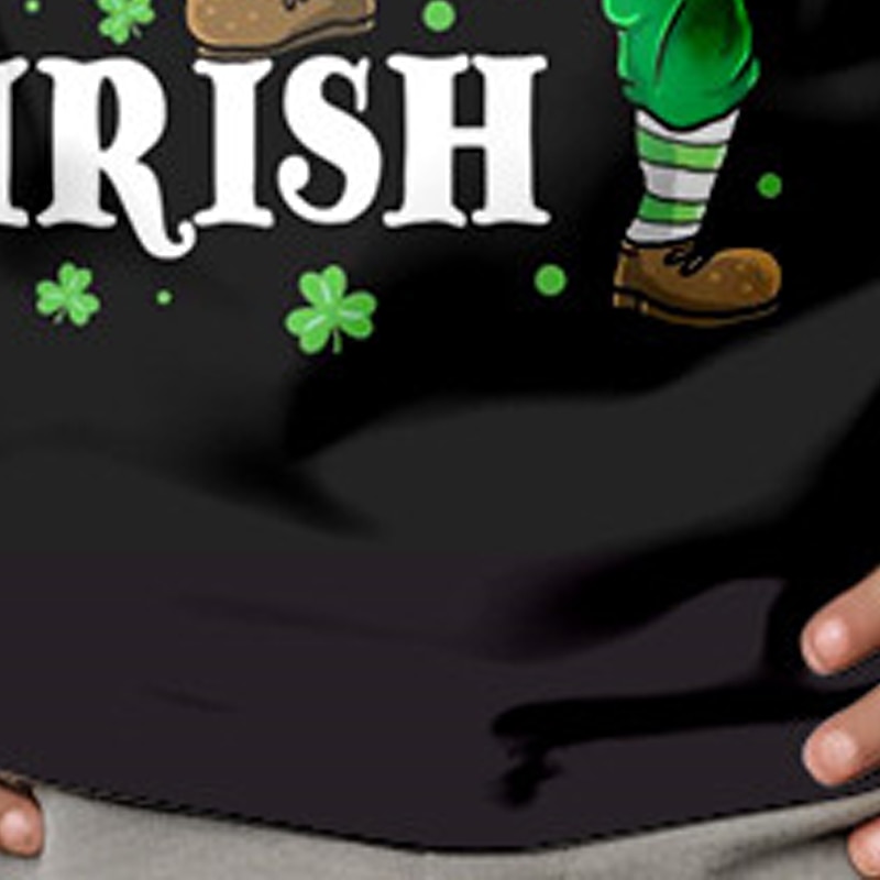 St. Patrick Boys 3D Letter Hat Tee Shirt Long Sleeve 3D Print Spring Fall Sports Fashion Streetwear Polyester Kids 3-12 Years Crew Neck Outdoor Casual Daily Regular Fit2