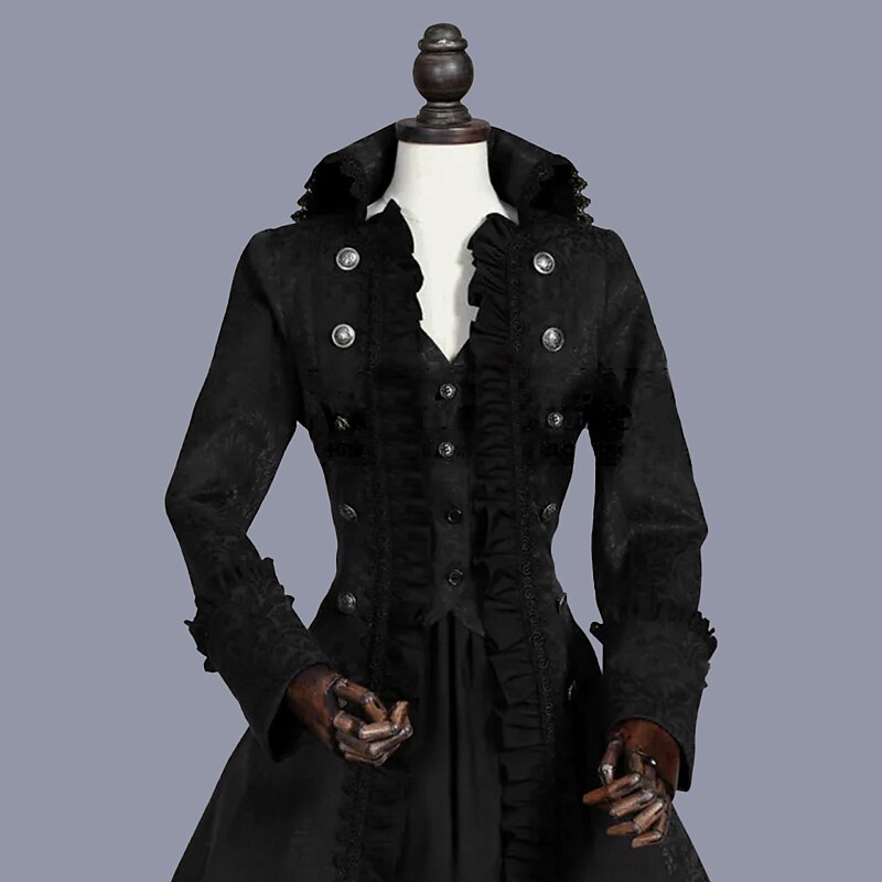 Retro Vintage Victorian Edwardian Dress Skirt Jacket Princess Bridal Fancy Dress Women's Masquerade Theater Dickens Events Carnival of Venice Adults' Dress4