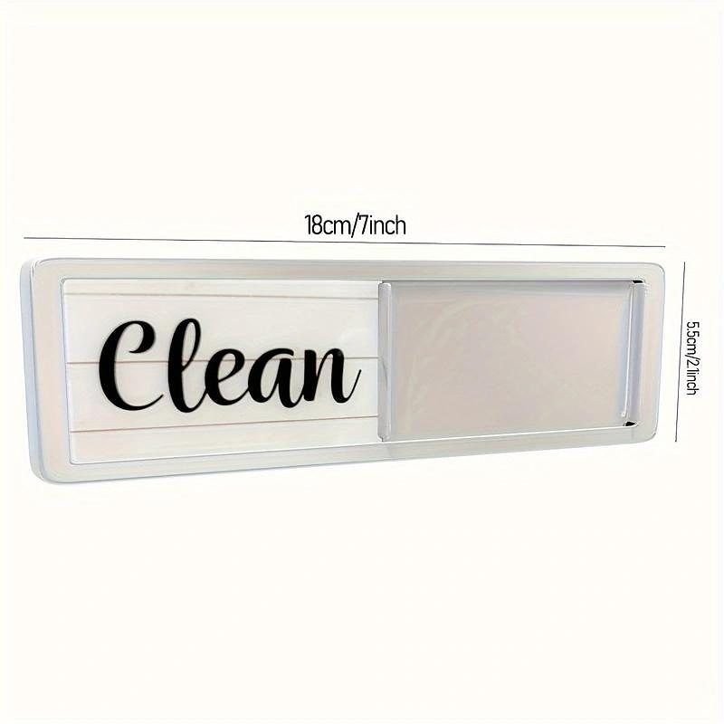 1pc Universal Dishwasher Magnet - Strong Clean Dirty Indicator for Kitchen Organization and Home Decoration.3