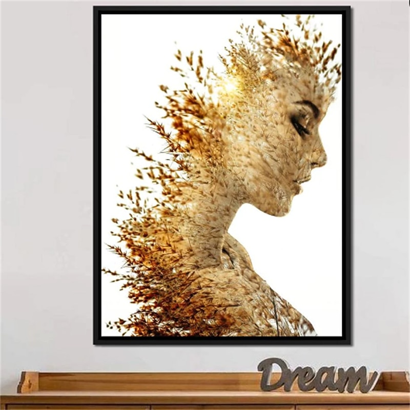 People Wall Art Canvas Harvest Queen and Posters Abstract Portrait Pictures Decorative Fabric Painting For Living Room Pictures No Frame