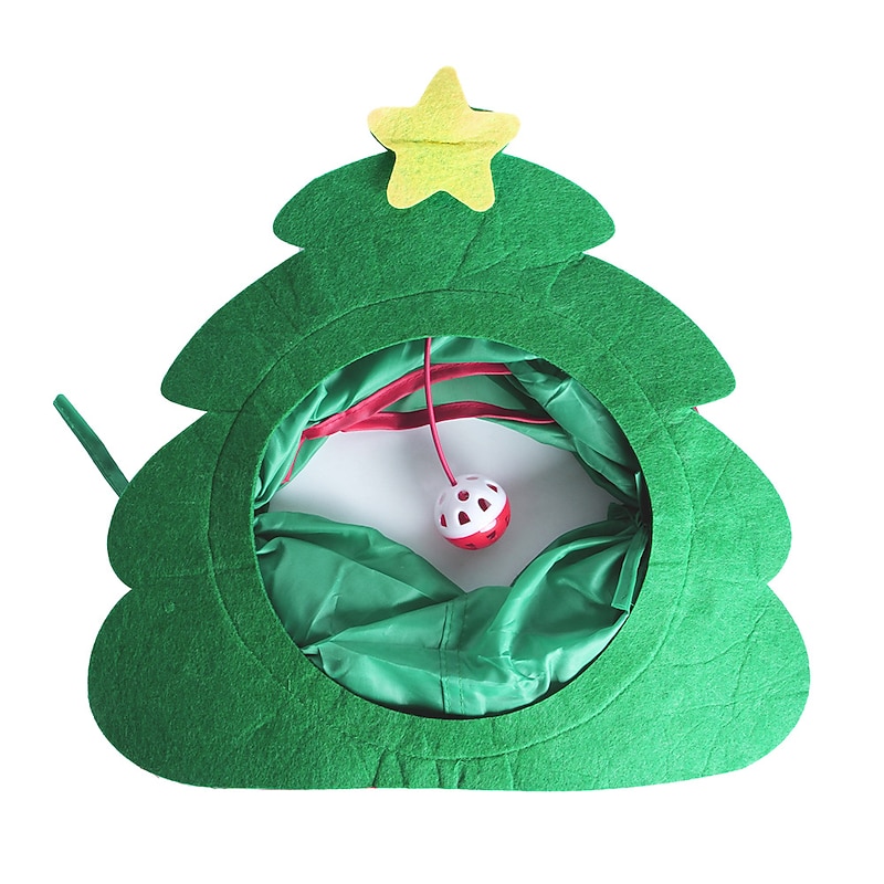 Interactive Toy Tunnels Catnip Toy with Pet Friendly Retractable Durable Releasing Pressure Pet Training for Cat Kitten Indoor Outdoor Pet Play2