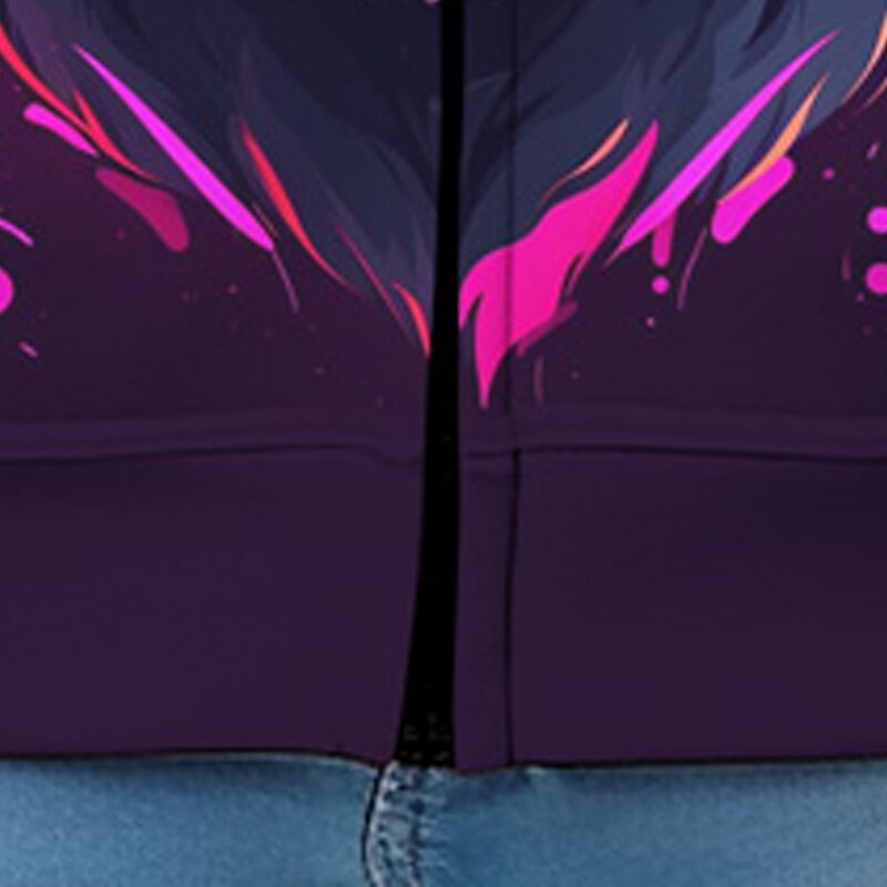 Carnival Boys 3D Wolf Hoodie Coat Outerwear Long Sleeve Fall Winter Active Streetwear Cool Polyester Kids 3-12 Years Zip Street Daily Regular Fit3