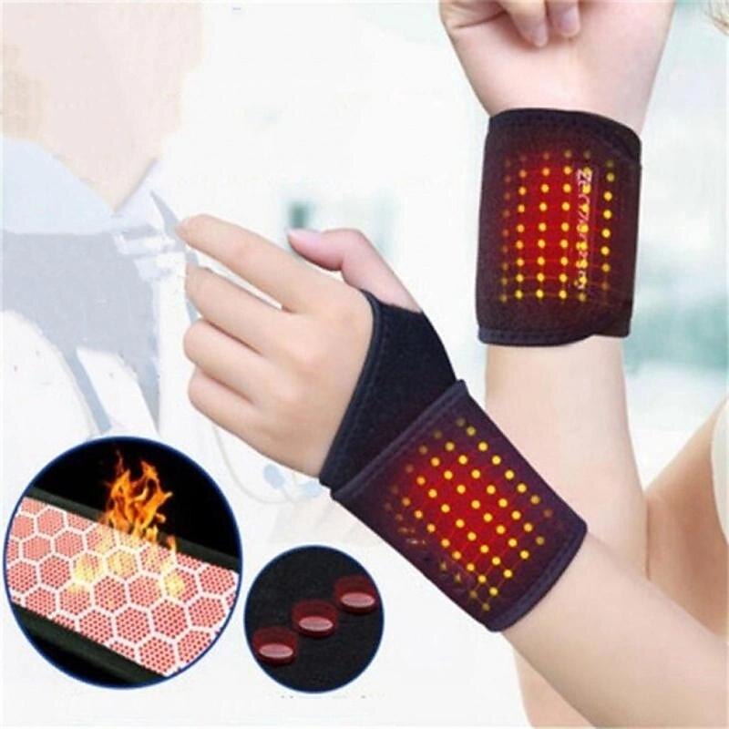 1pc Self Heating Magnetic Warm Wristband Wrist Support Brace Guard Protector Winter Essential Thanksgiving Gift for Parents2